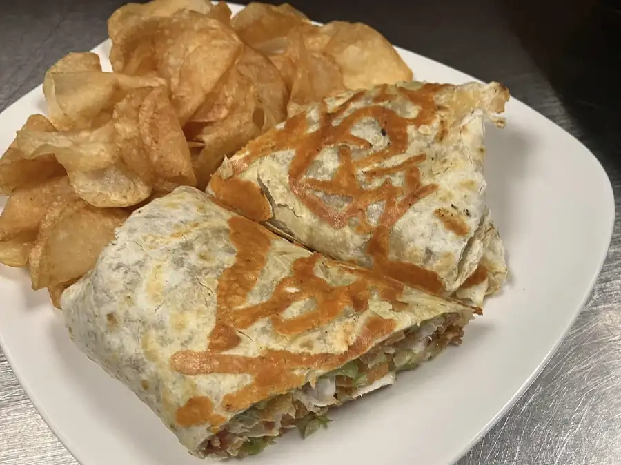The Porterhouse Steakhouse - wrap with chips - Decatur, IL